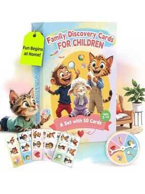 Discovery Emotions Actions Feelings Montessori Educational Flash Cards 3+